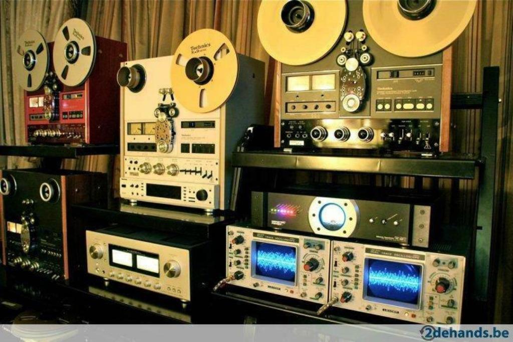 Bandrecorders, versterkers en andere Hifi te koop gevraagd, Audio, Tv en Foto, Ophalen