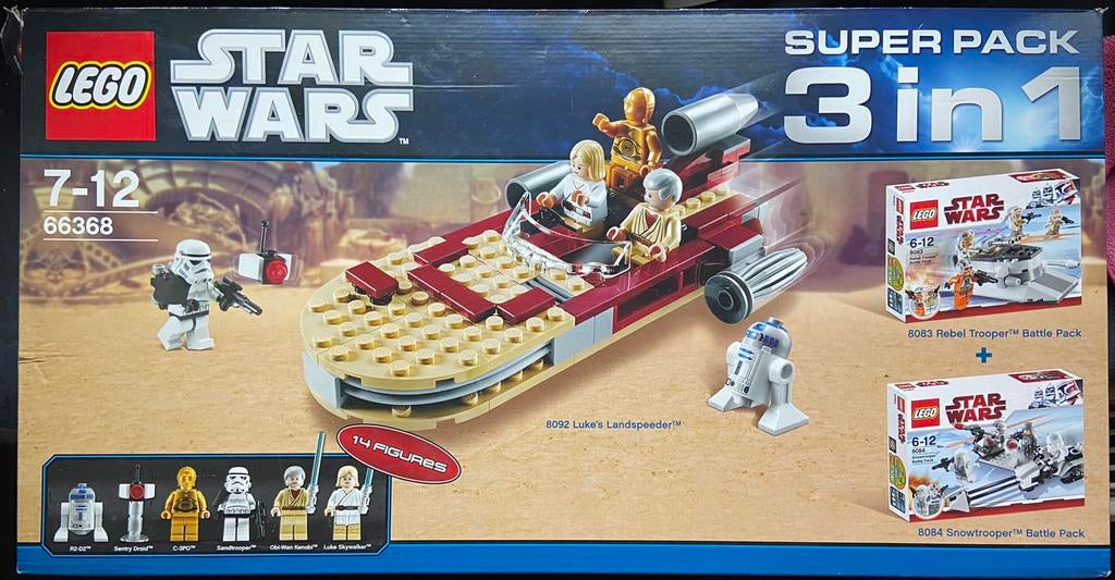 Lego Star Wars 66368 3in1, Ophalen of Verzenden, Zo goed als nieuw
