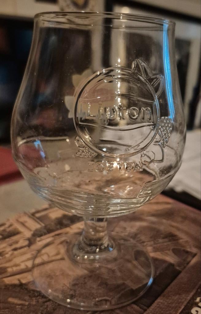 Verres à thé glacé gaufrés Lipton, Collections, Enlèvement ou Envoi