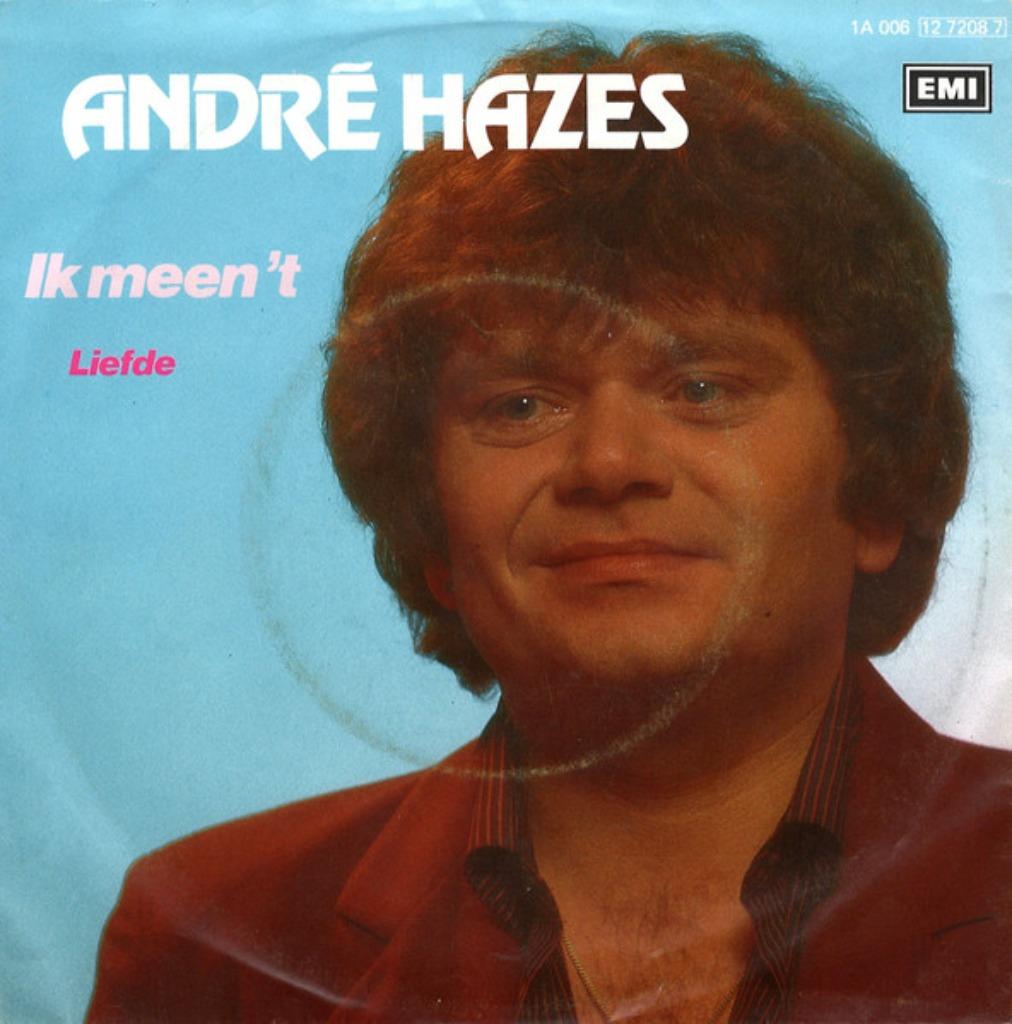 André Hazes – Ik Meen 't, Cd's en Dvd's, Vinyl Singles, 7 inch, Single, Ophalen of Verzenden, Zo goed als nieuw