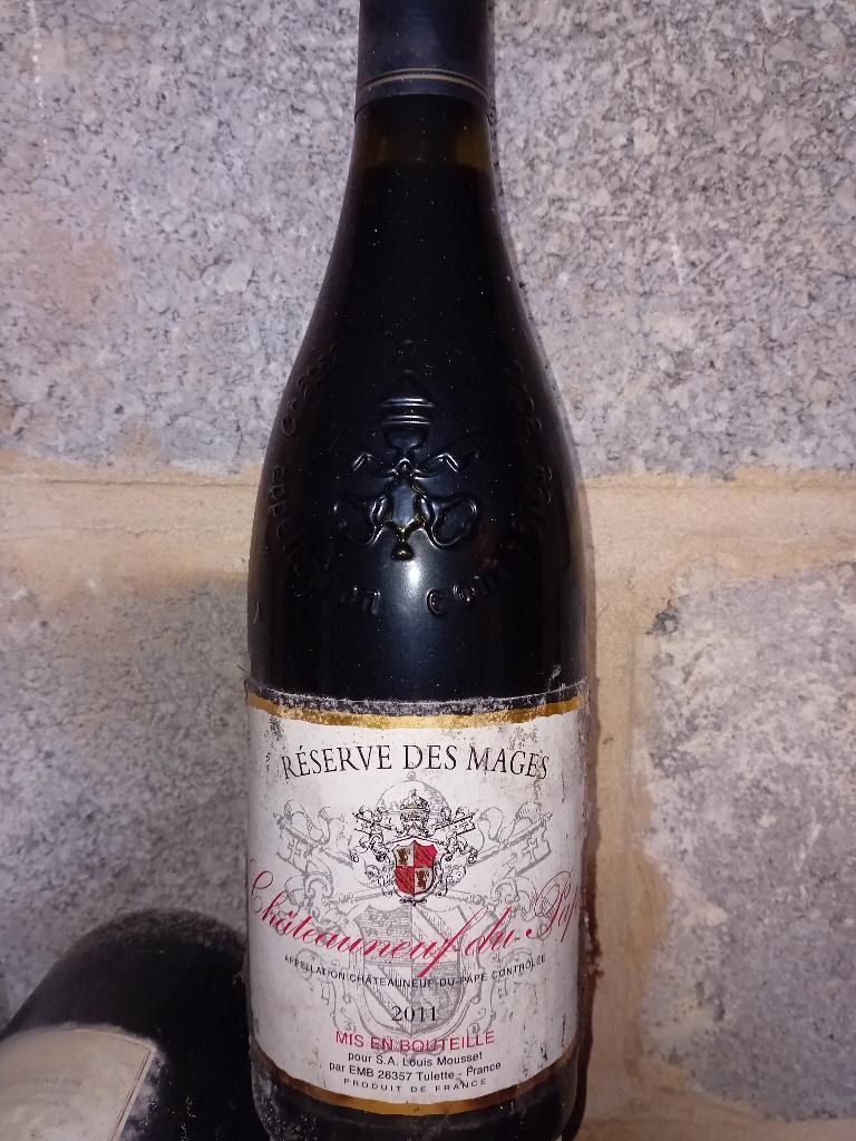 Vin Rouge Réserve des Mages Châteauneuf du Pape 2011, Neuf, Pleine, Enlèvement, Vin rouge