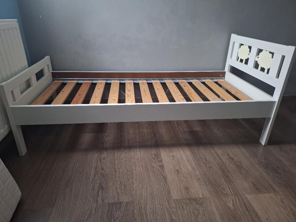 Lit IKEA 70x160 cm – Bon état, 70 à 85 cm, Sommier à lattes, Enlèvement, Utilisé