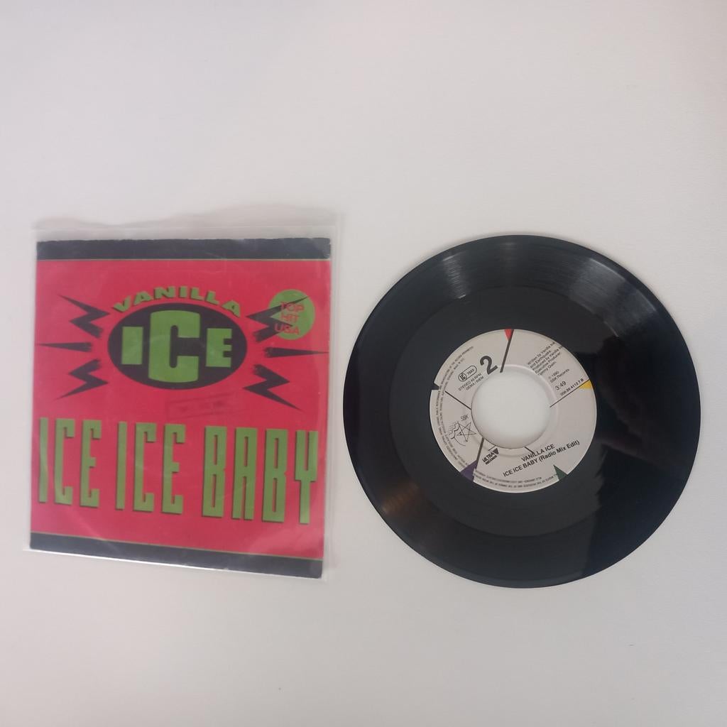 Single vinyle Vanilla Ice « ice ice baby » 1990, Enlèvement ou Envoi, Comme neuf