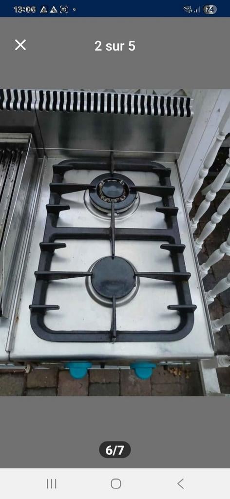 Réchaud 2 becs au gaz marque mbm, Enlèvement ou Envoi, Comme neuf