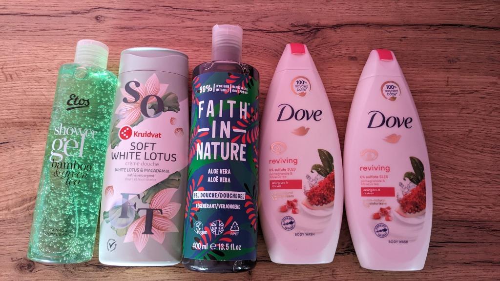 Lot de 5 gel douche, Enlèvement ou Envoi, Neuf, Baignoire & Douche