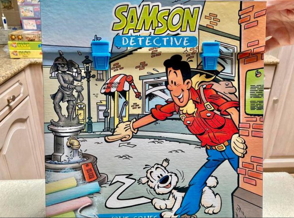 Bordspel Samson&Gert detective zie beschrijving, Hobby en Vrije tijd, Gezelschapsspellen | Bordspellen, Ophalen of Verzenden, Zo goed als nieuw
