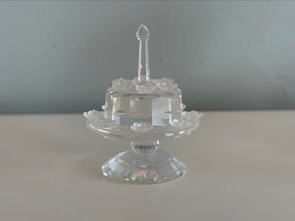 Swarovski jubileumtaartje, Ophalen, Zo goed als nieuw