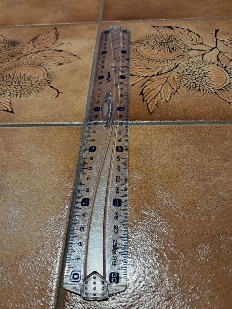 Maped transparante liniaal van 30 cm, Ophalen of Verzenden, Zo goed als nieuw