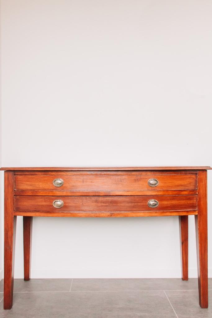 table d'appoint en acajou, Enlèvement