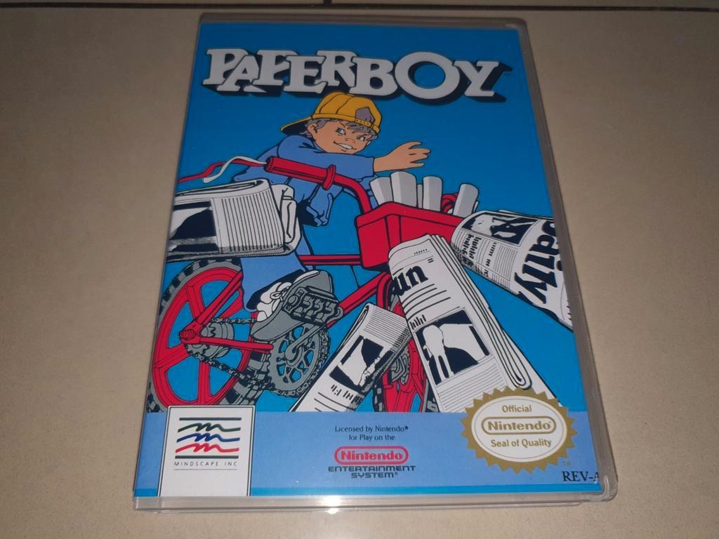 Paperboy NES Game Case, Envoi, Comme neuf