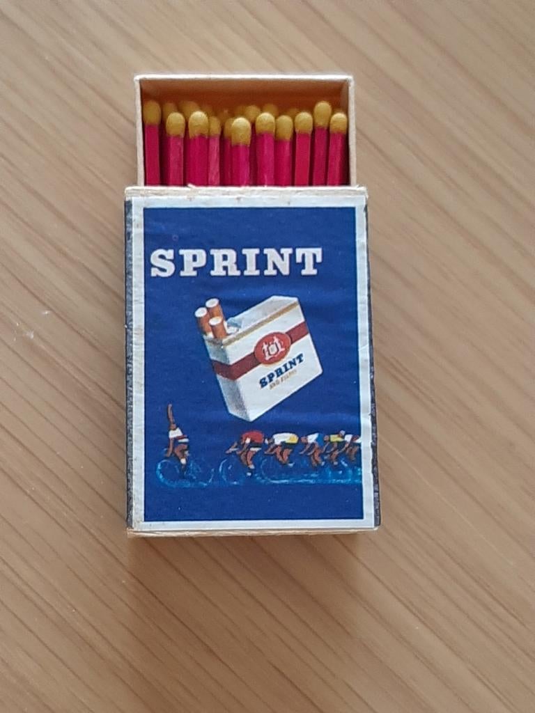 SPRINT ancienne boîte d'allumettes boîte en bois état neuf, Collections, Enlèvement ou Envoi, Comme neuf