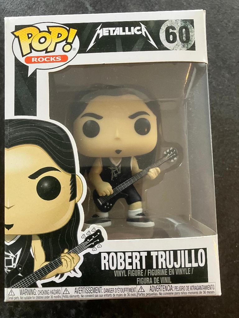 Funko Pop 60 Robert Trujillo - Metallica, Enlèvement ou Envoi, Comme neuf