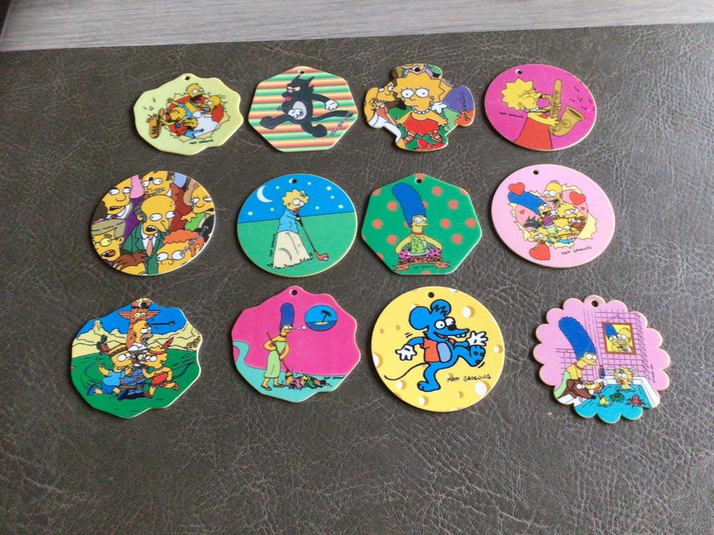 Flippo’s simpsons, groot model, Ophalen of Verzenden, Losse flippo's