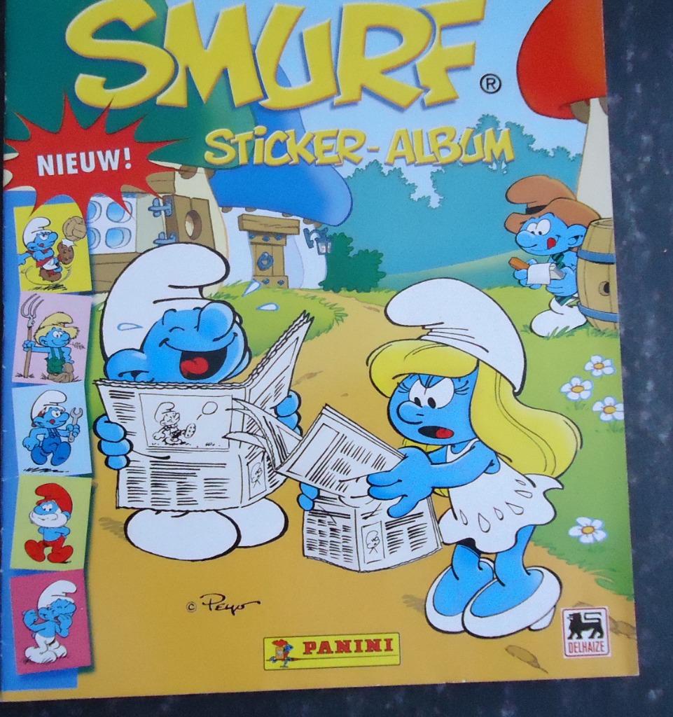PANINI STICKER ALBUM DE SMURFEN  VOLLEDIG, Ophalen of Verzenden, Zo goed als nieuw, Sticker