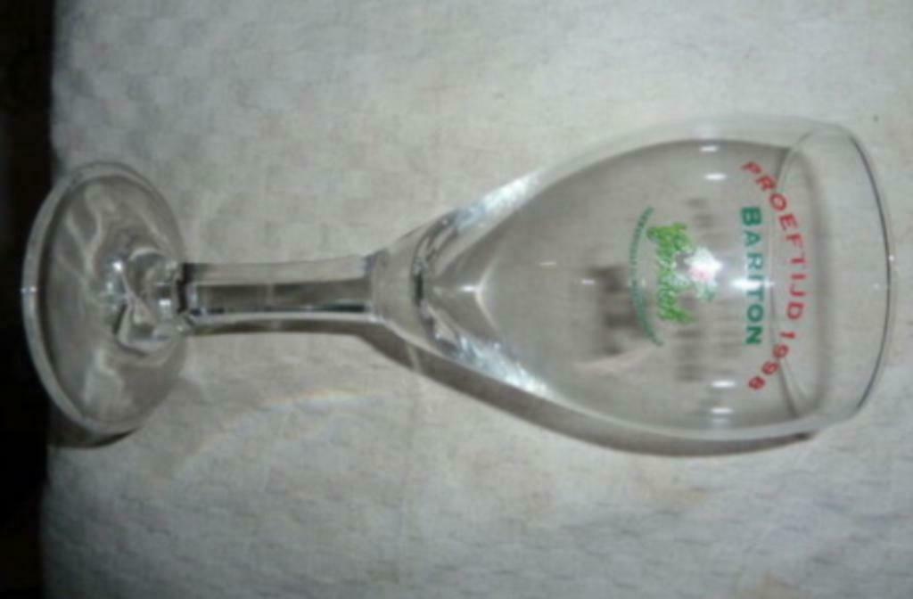 #G bier glas BARITON - GROLSCH Proeftijd 1998 " op voet ", Enlèvement ou Envoi, Neuf, Verre à bière