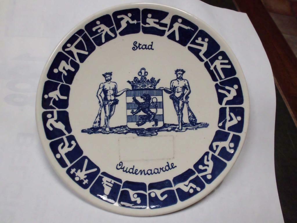 Bord stad Oudenaarde, Antiek en Kunst, Curiosa en Brocante, Ophalen