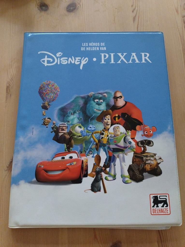 Disney Pixar de helden van, verzamelmap Delhaize, Ophalen