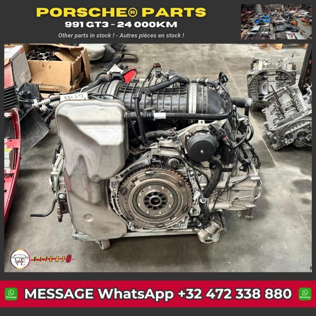 Porsche 991 GT3-motor — 24.000 km | HS-cilinderkop, Ophalen, Gebruikt, Oldtimer onderdelen