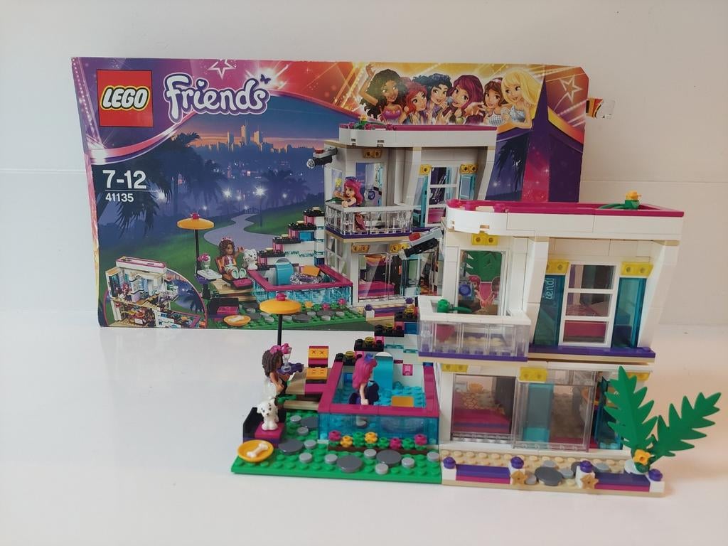 lego friends 41135 livi´s popsterrenhuis, Ophalen of Verzenden, Gebruikt, Complete set, Lego