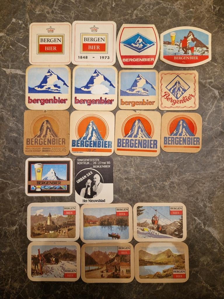 Sous-verres à bière Bergen, Enlèvement ou Envoi, Comme neuf, Sous-bock