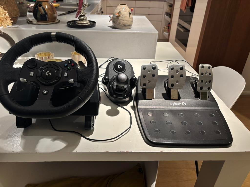 Logitech g920 stuur + shifter, Games en Spelcomputers, Ophalen, Zo goed als nieuw