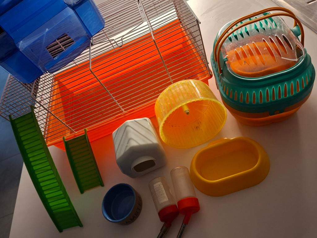 Cage à hamster avec accessoires, Enlèvement