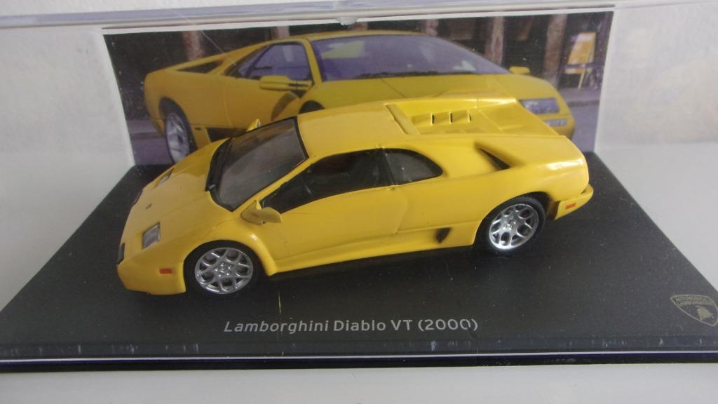 LAMBORGHINI DIABLO VT.1/43 IXO COMME NEUVE,VITRINE ORIGINE., Enlèvement ou Envoi, Comme neuf, Voiture, Autres marques