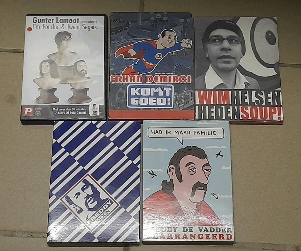 Vlaamse stand up comedy op dvd, Cd's en Dvd's, Vanaf 12 jaar, Ophalen of Verzenden, Zo goed als nieuw, Stand-up of Theatershow