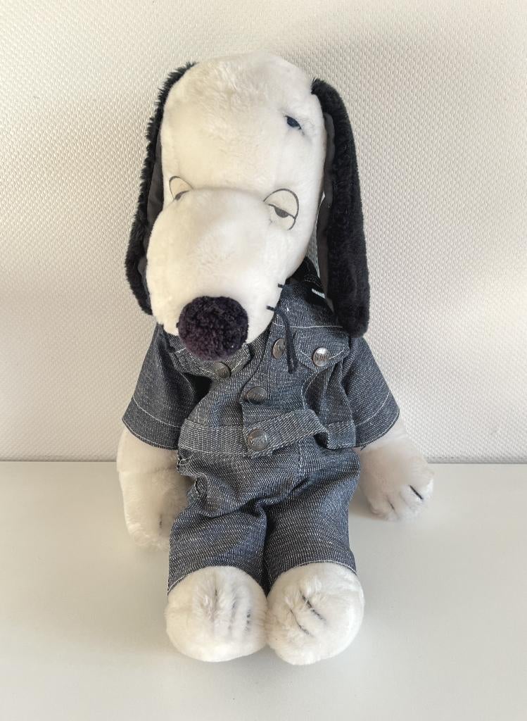 Peluche Spike en jeans - Snoopy Peanuts 1975, Verzamelen, Stripfiguren, Gebruikt, Overige typen, Snoopy, Ophalen of Verzenden