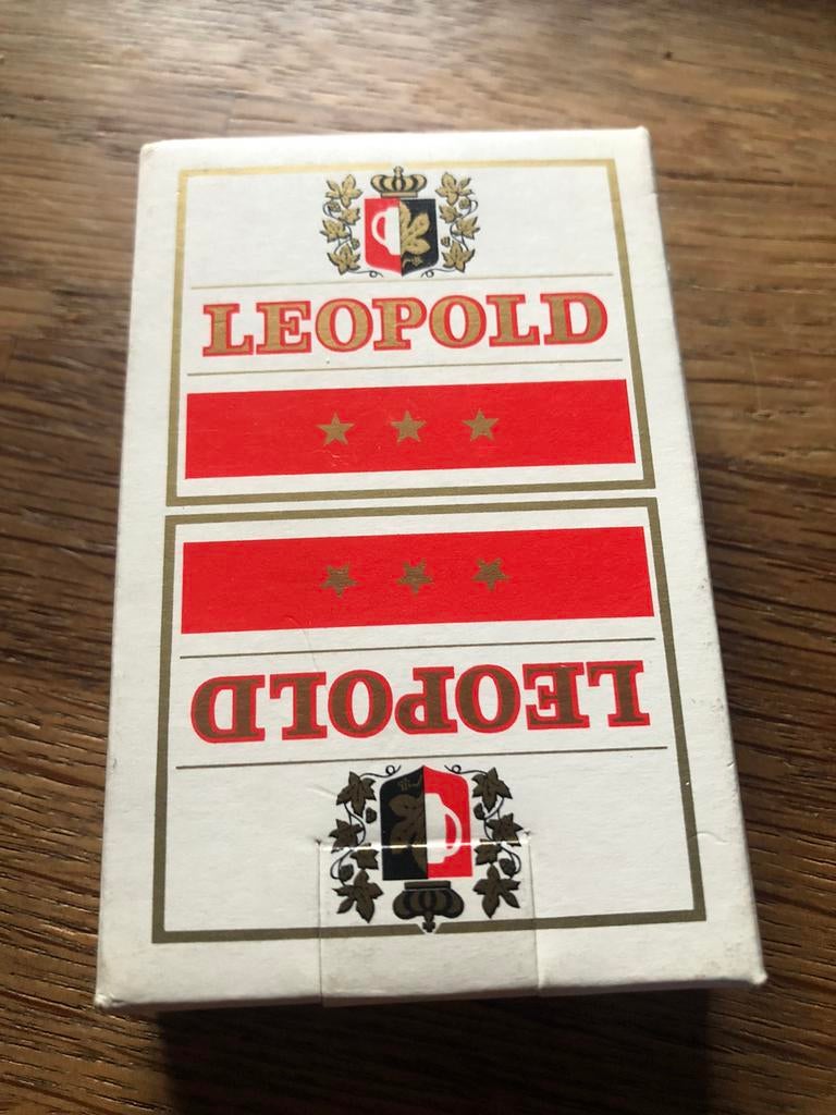 LEOPOLD PILS speelkaarten, Verzamelen, Ophalen of Verzenden, Zo goed als nieuw, Overige typen, Overige merken
