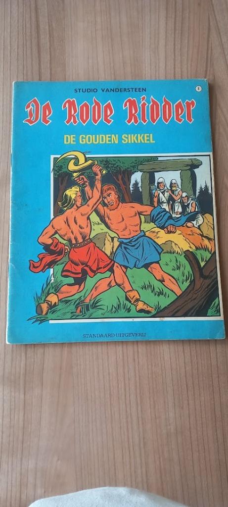 De Rode Ridder.Album nr 8. De Gouden Sikkel, Gelezen, Eén stripboek, Ophalen of Verzenden, Studio Vandersteen