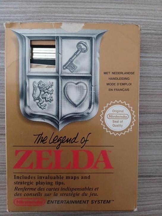 Zeldzaam Origineel Gouden editie van The Legend of Zelda, Games en Spelcomputers, Ophalen, Gebruikt, 1 speler, Eén computer