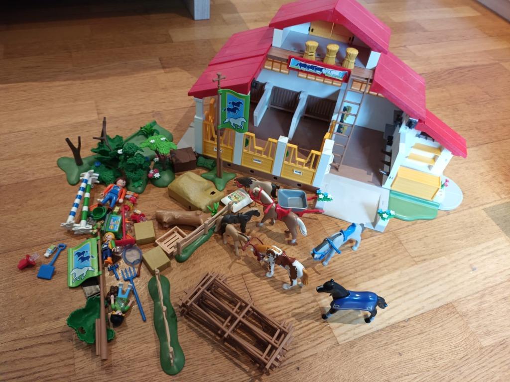 playmobil - Manege + paarden 4190, Enfants & Bébés, Jouets | Playmobil, Comme neuf, Ensemble complet, Enlèvement ou Envoi