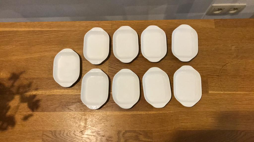 Kleine schaaltjes 9 stuks, Ophalen of Verzenden, Zo goed als nieuw