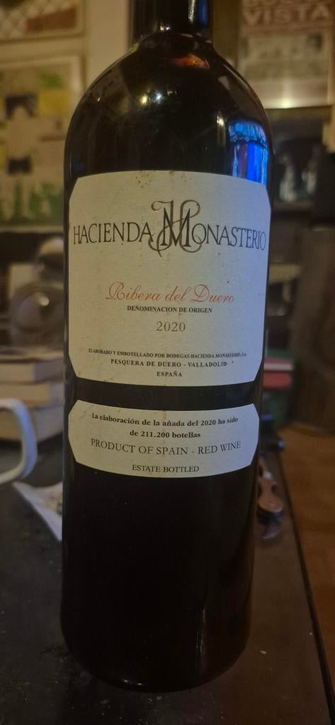 Monastère de l'Hacienda 2020, Collections, Neuf, Enlèvement ou Envoi, Pleine, Vin rouge