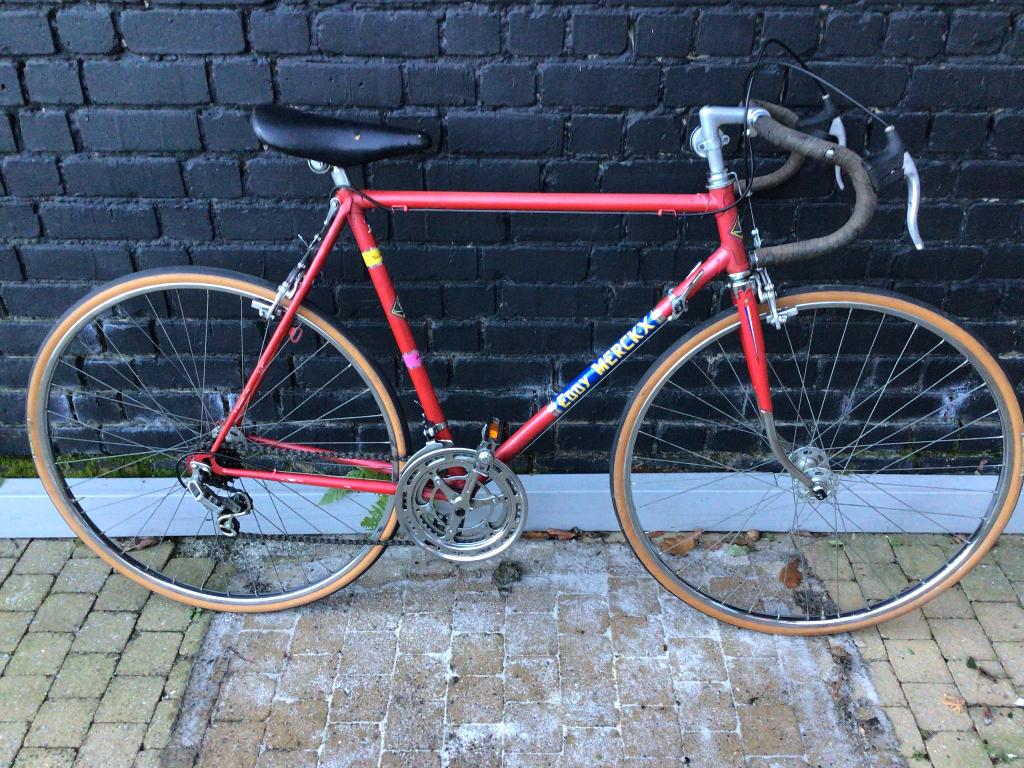 Ongerestaureerd  Eddy Merckx vintage race fiets koers fiets, Ophalen, Zo goed als nieuw, Overige typen
