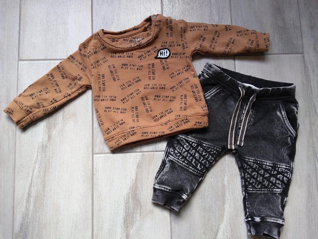★ M62 - Set noppies, Kinderen en Baby's, Babykleding | Maat 62, Zo goed als nieuw, Jongetje, Setje, Ophalen of Verzenden