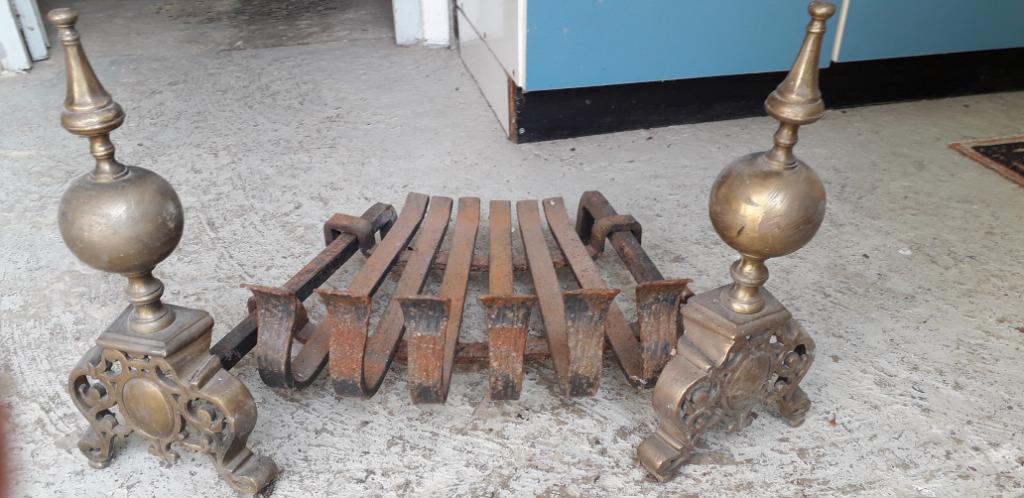 Chenet pour FO., Maison & Meubles, Cheminées, Enlèvement, Comme neuf, Cheminée au bois