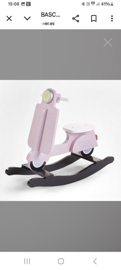 Vespa-jouet à bascule en bois, Enlèvement, Utilisé