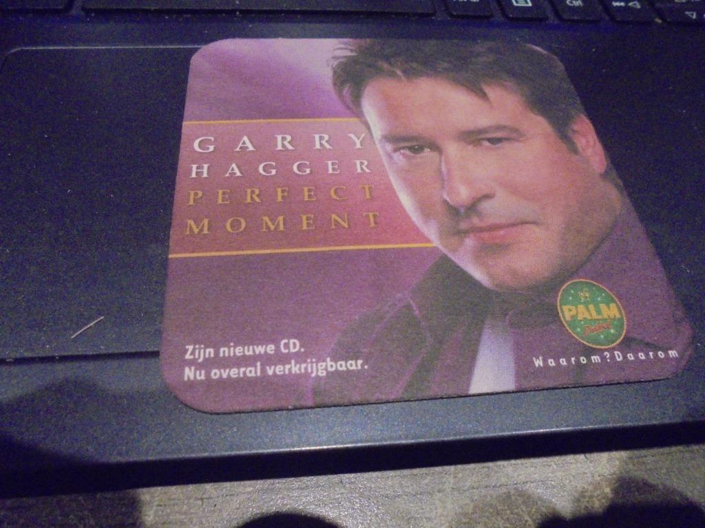 Garry Hagger perfect moment bierviltje, Ophalen of Verzenden, Zo goed als nieuw, Viltje(s), Palm