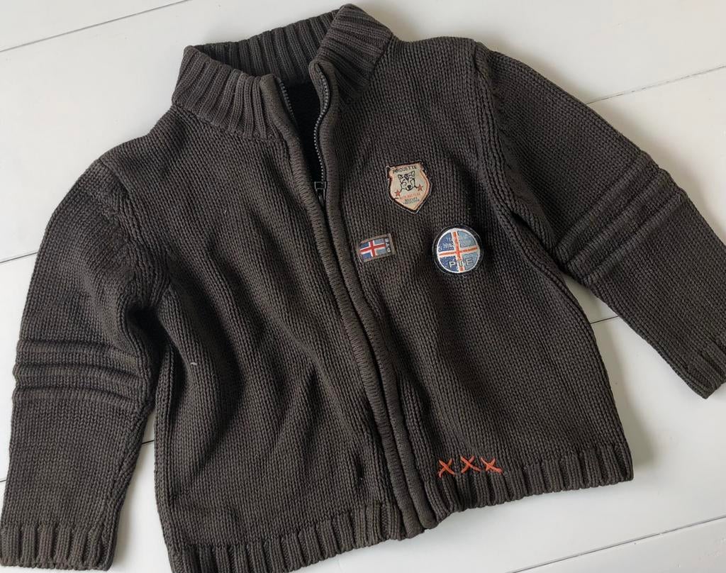 vestje met rits Pirouette 98 104, Gebruikt, Trui of Vest, Ophalen of Verzenden, Pirouette