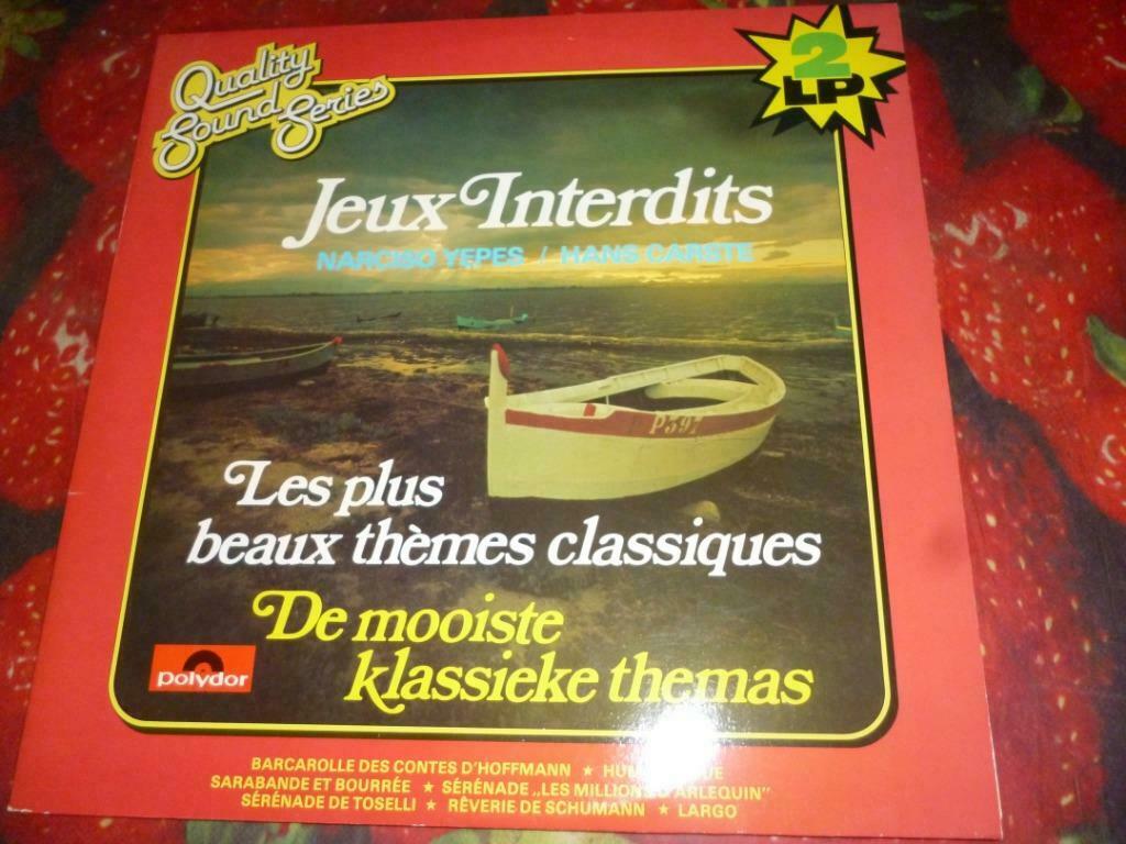 Dubbel LP Jeux interdits, Ophalen of Verzenden