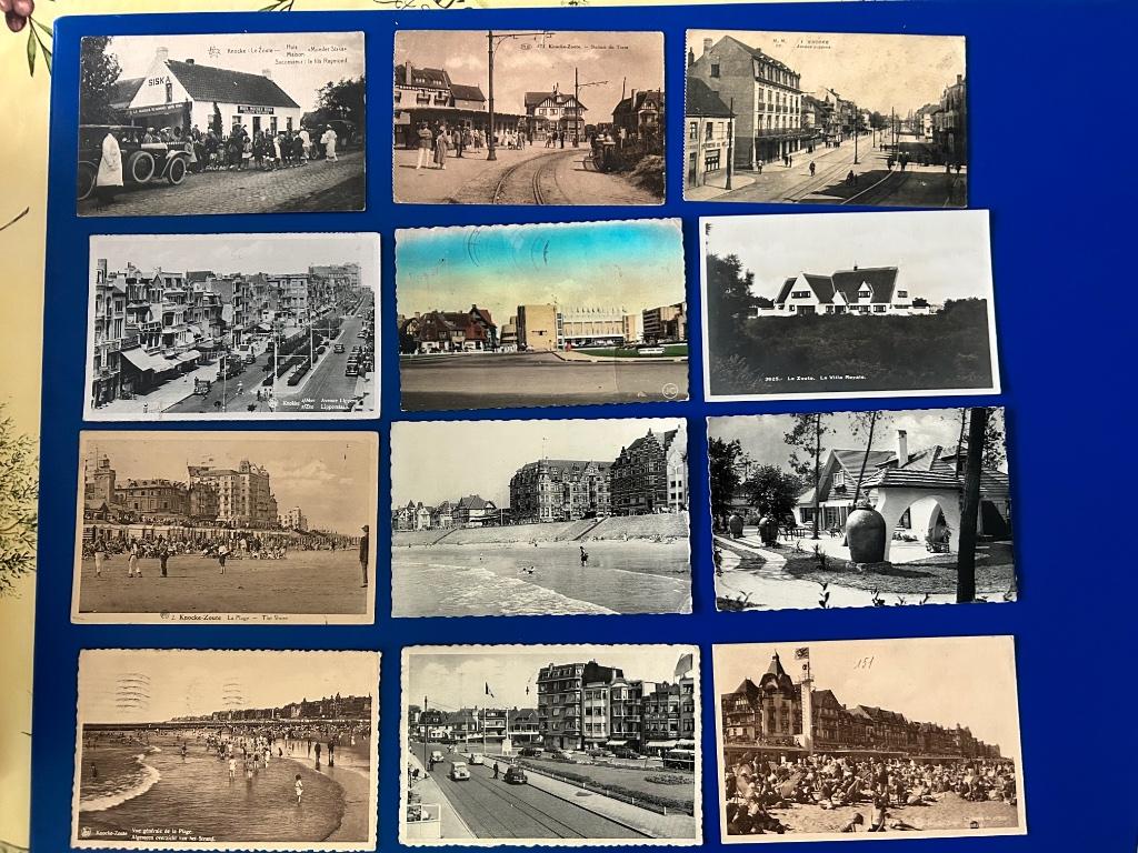17 postkaarten Knokke, Ophalen of Verzenden