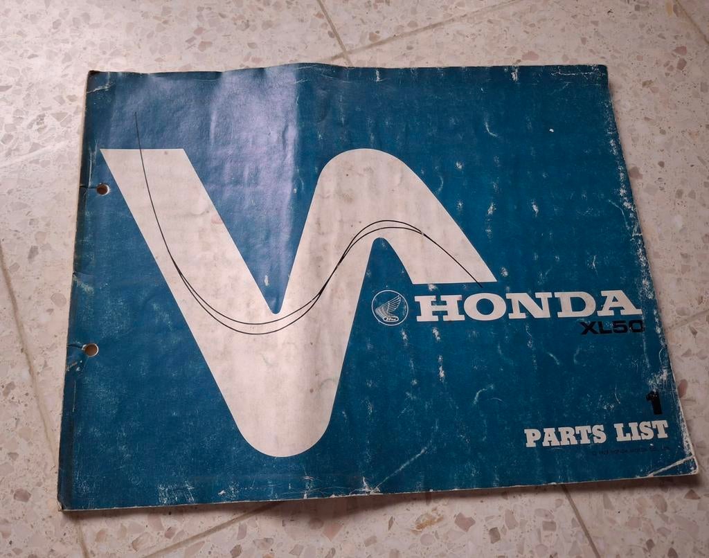 Honda XL50 Parts Manual, Fietsen en Brommers, Ophalen of Verzenden