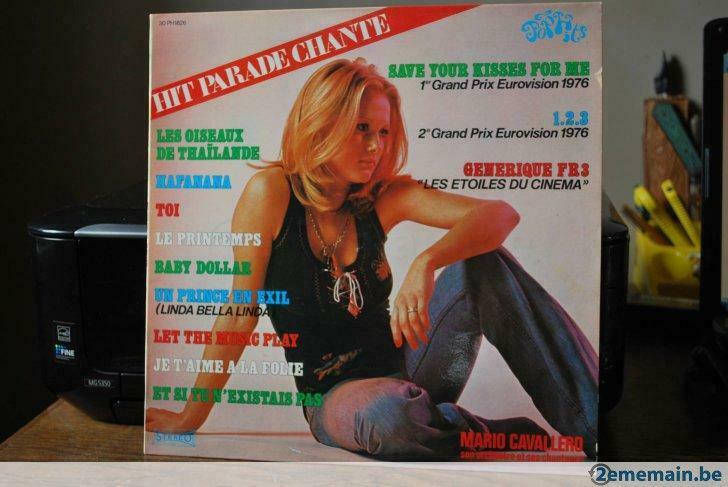 Disque 33 tours Hit parade chante-Pop Hits, Ophalen of Verzenden