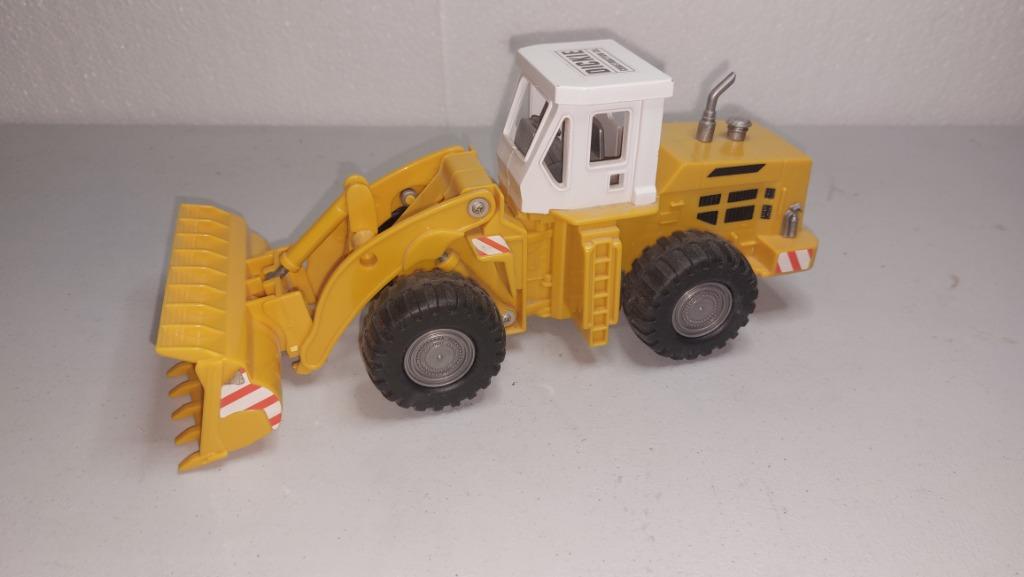 Dickie bulldozer, Ophalen, Gebruikt