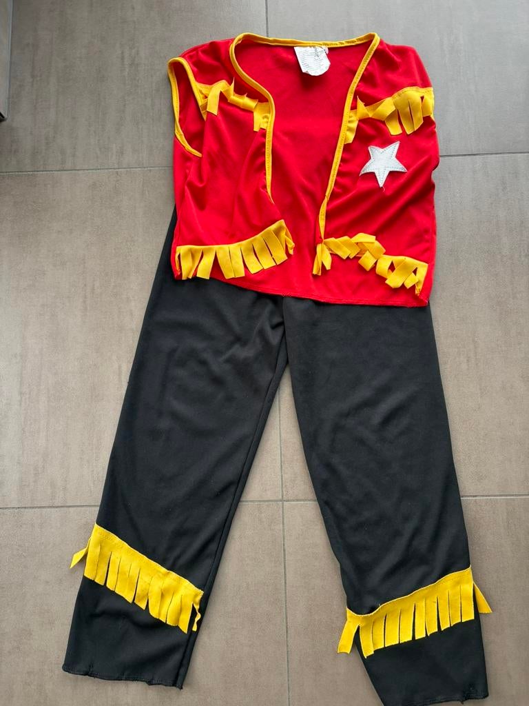 Cowboy verkleedpak, maat 7/9 jaar, Kinderen en Baby's, Carnavalskleding en Verkleedspullen, Ophalen, Gebruikt