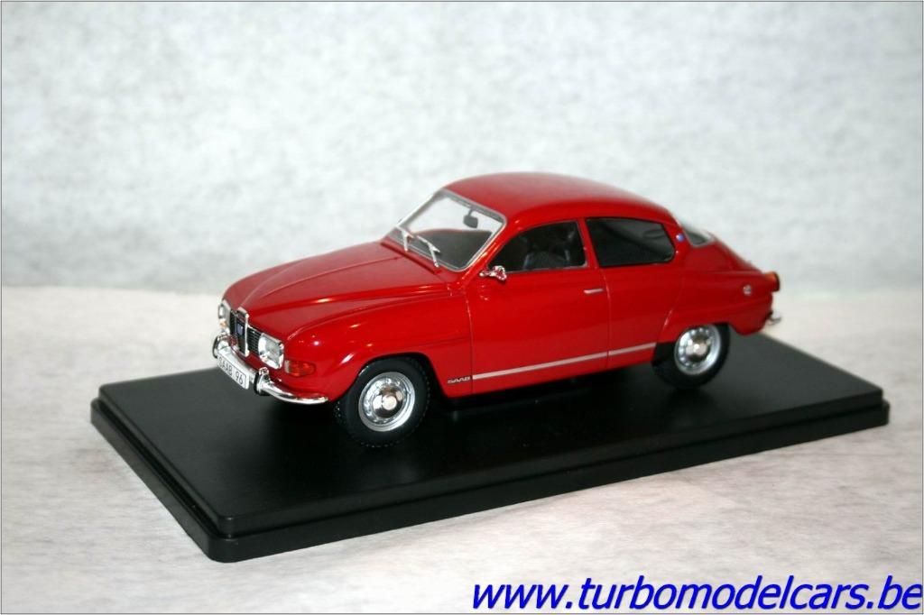 Saab 96 V4 1970 1/24 WhiteBox, Ophalen of Verzenden, Nieuw, Auto, Overige merken