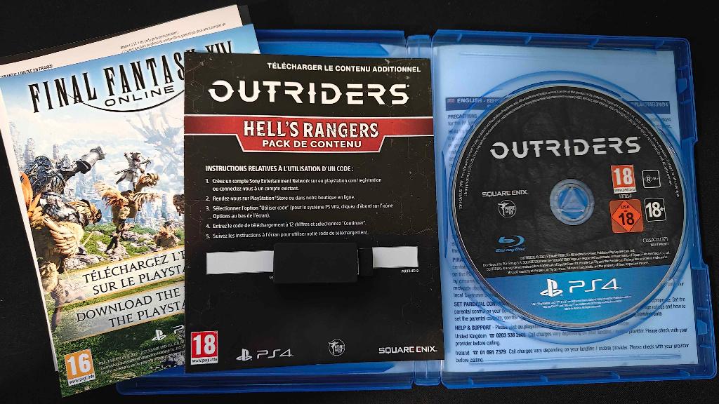 Outriders + (Hell's Rangers DLC) - PS4 Games, Avontuur en Actie, Online, Gebruikt, Vanaf 18 jaar