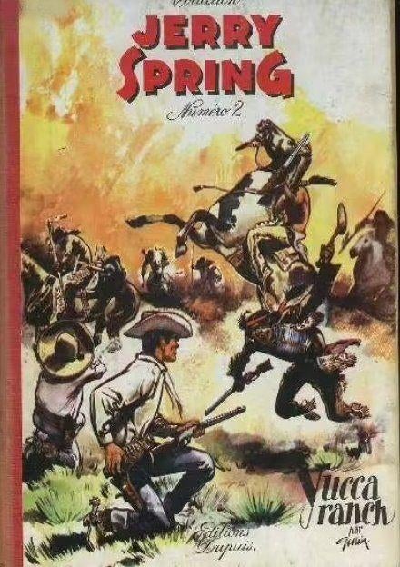 jerry spring  yucca ranch n2  1955, Livres, BD, Une BD, Enlèvement ou Envoi, Utilisé